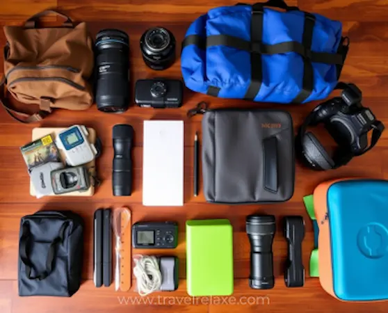 The gear for Travel