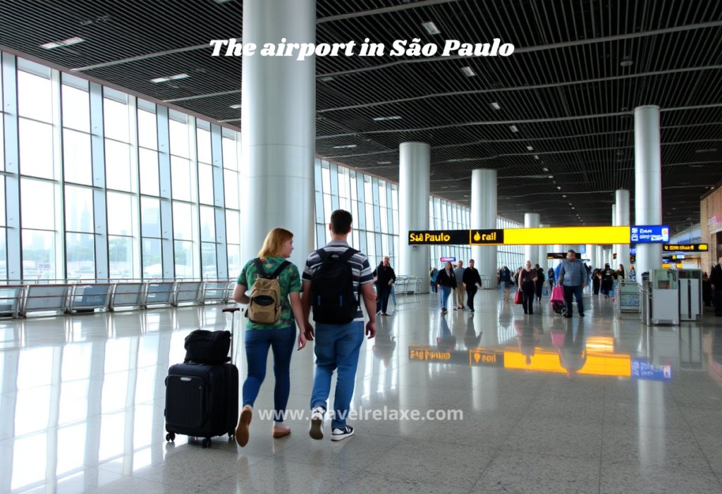 The airport in São Paulo