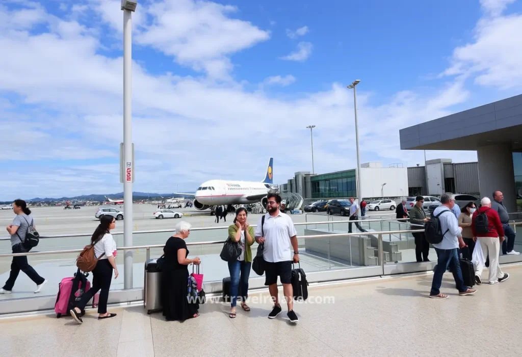 nice people in the airoport in Vina del Mar city